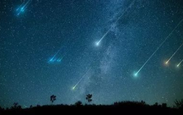 等不到双子座流星雨洒满天际,漫天繁星,等待的浪漫邂逅